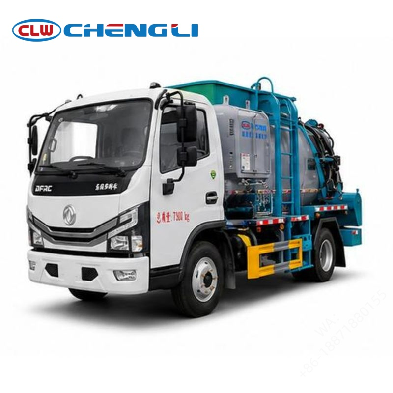 Camión recolector Dongfeng 4×2 para residuos orgánicos de 7,36 t