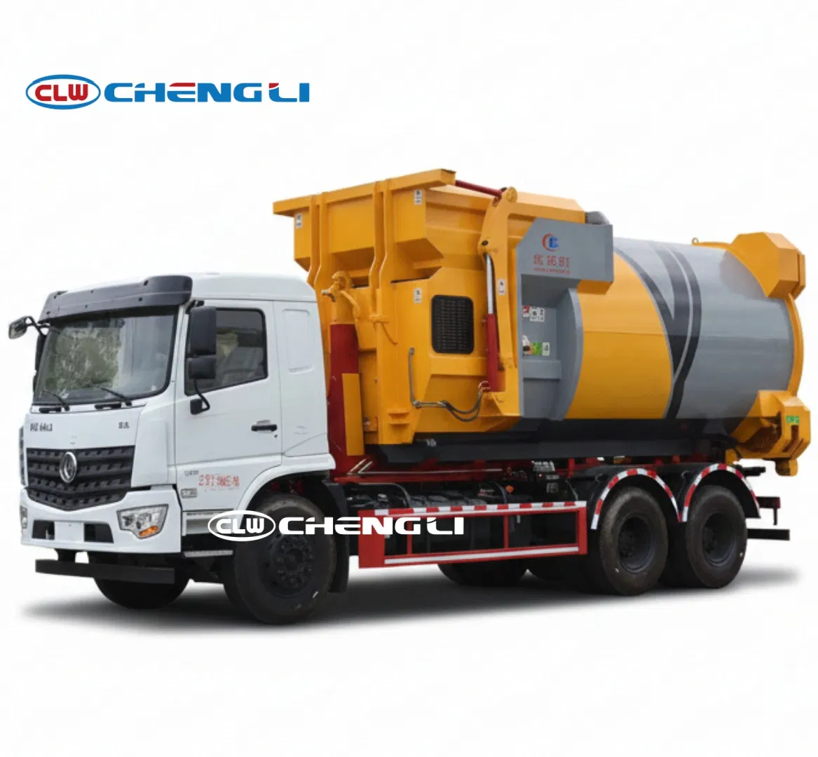 Camión roll-off Dongfeng de 200 HP con gancho