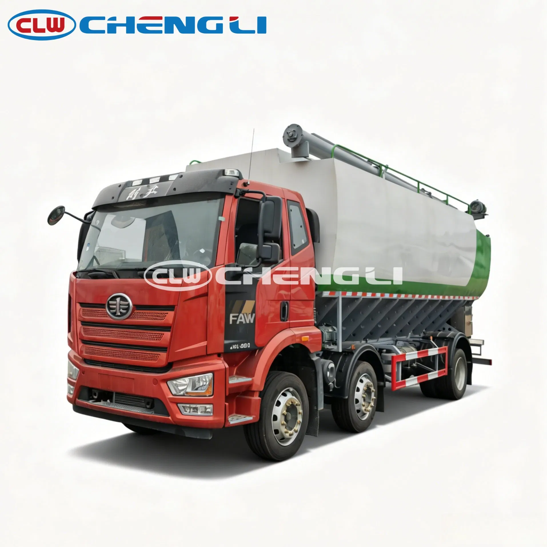 Camión FAW 6×4 de 29 m³ para alimento a granel: imagen de referencia 4 del vehículo y su equipo