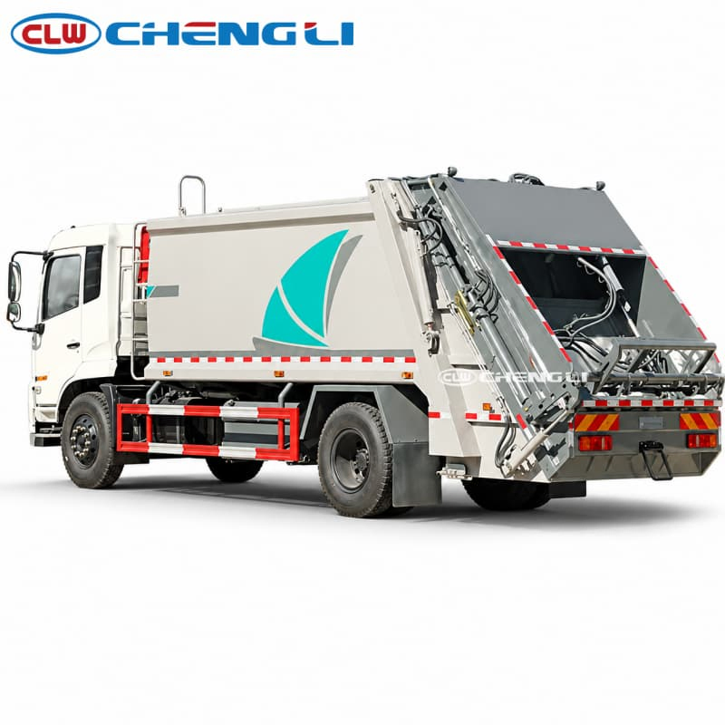 Camión compactador Dongfeng 4×2 de 14 m³: imagen de referencia 4 del vehículo y su equipo