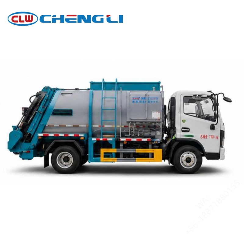 Camión recolector Dongfeng 4×2 para residuos orgánicos de 7,36 t: imagen de referencia 3 del vehículo y su equipo