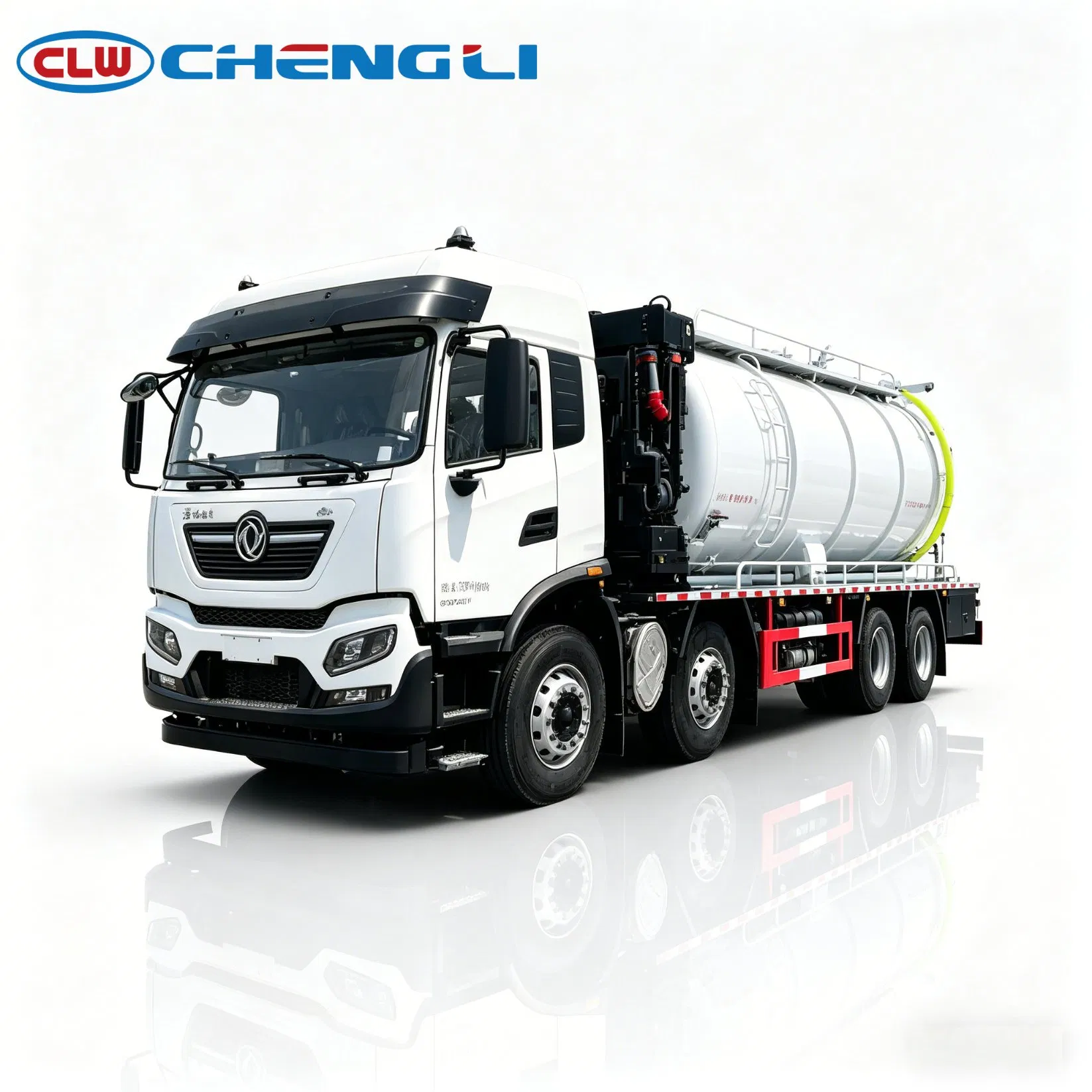 Camión combinado Dongfeng Kinland 8×4 de succión y alta presión: imagen de referencia 1 del vehículo y su equipo