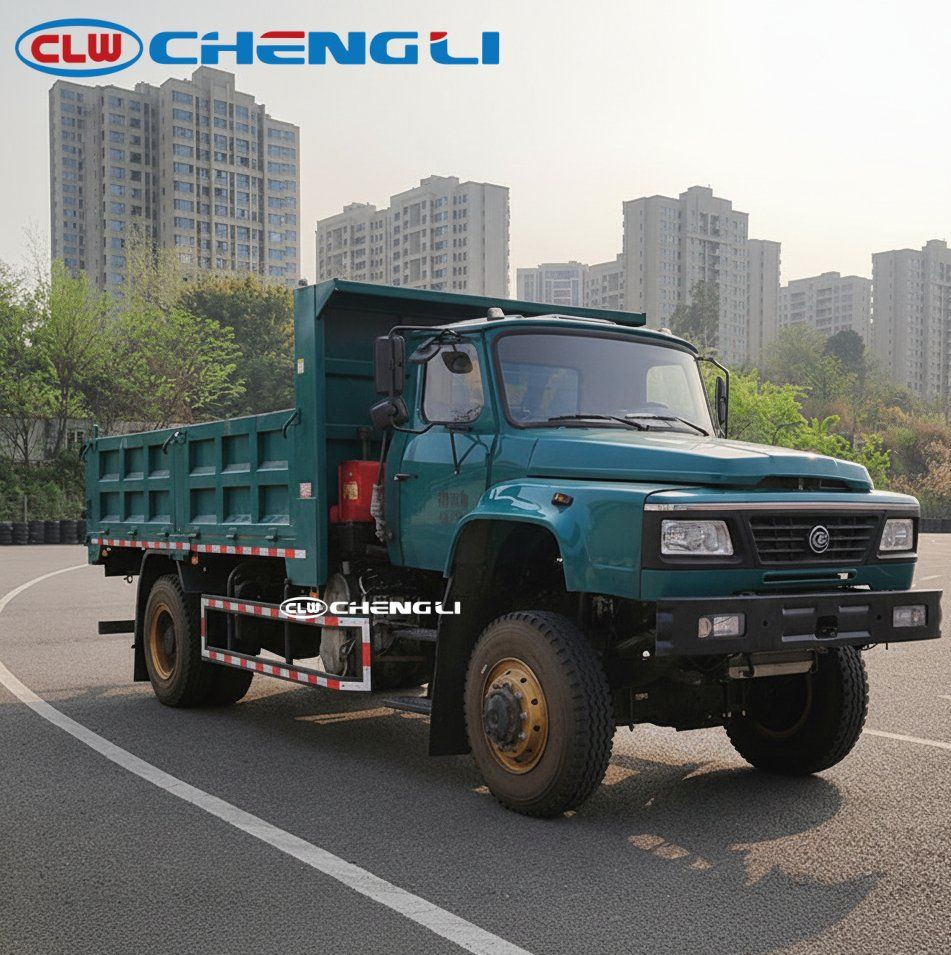 Camión volquete CLW 4×4 de 9 t: imagen de referencia 1 del vehículo y su equipo