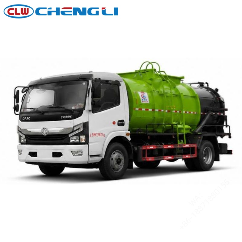 Camión recolector Dongfeng 4×2 para residuos orgánicos de 12 t: imagen de referencia 5 del vehículo y su equipo