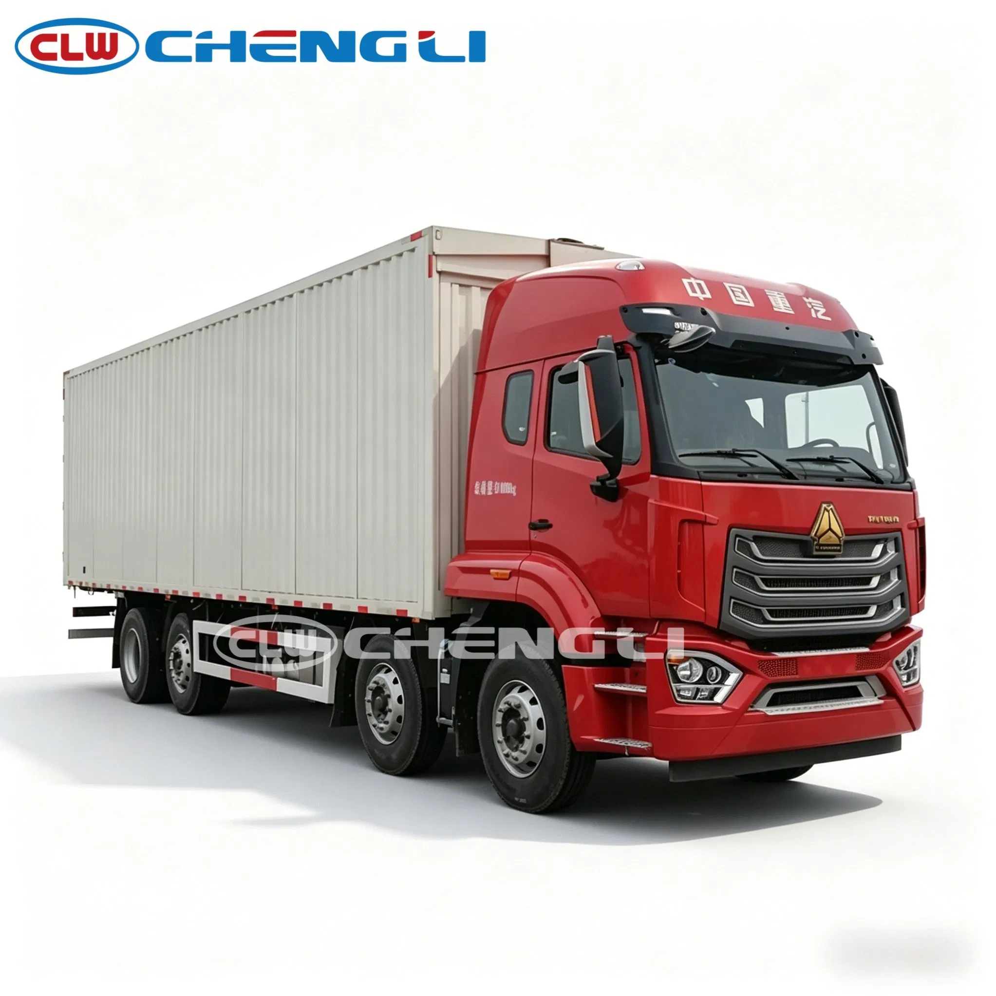 Furgón de carga seca HOWO 8×4 de 31 t con apertura lateral: imagen de referencia 5 del vehículo y su equipo