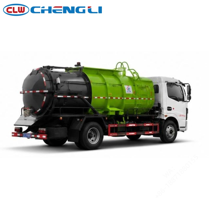 Camión recolector Dongfeng 4×2 para residuos orgánicos de 12 t: imagen de referencia 6 del vehículo y su equipo