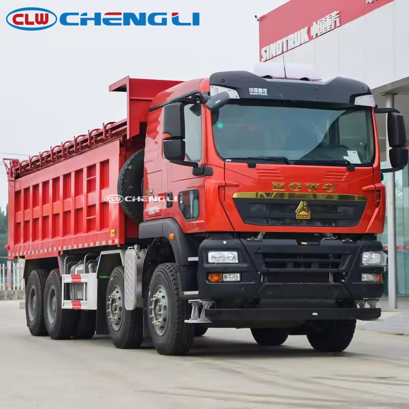 Camión volquete HOWO 8×4 de 430 HP: imagen de referencia 3 del vehículo y su equipo
