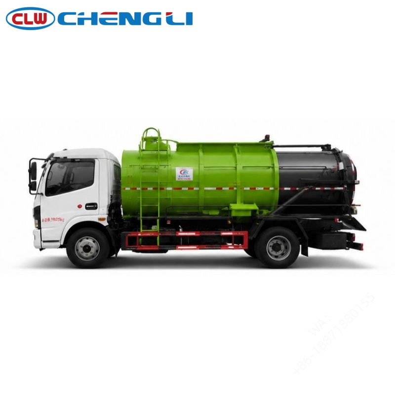 Camión recolector Dongfeng 4×2 para residuos orgánicos de 12 t: imagen de referencia 3 del vehículo y su equipo