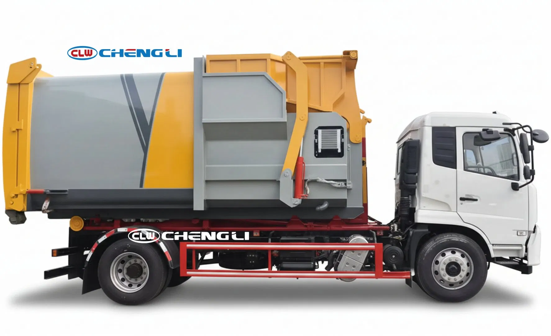 Camión roll-off Dongfeng de 190 HP con gancho: imagen de referencia 3 del vehículo y su equipo