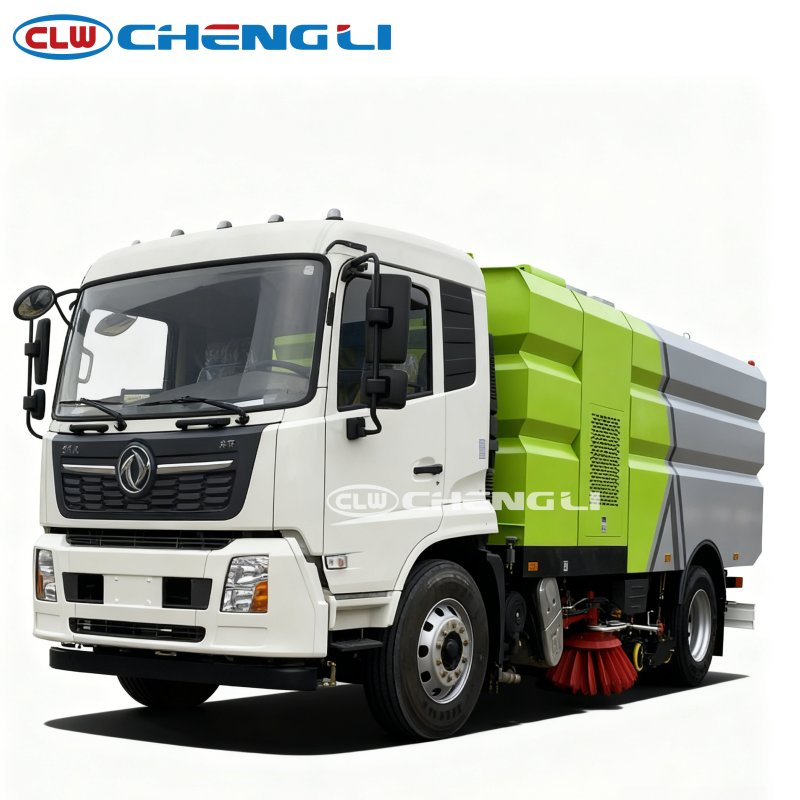 Barredora vial Dongfeng Tianjin: imagen de referencia 3 del vehículo y su equipo