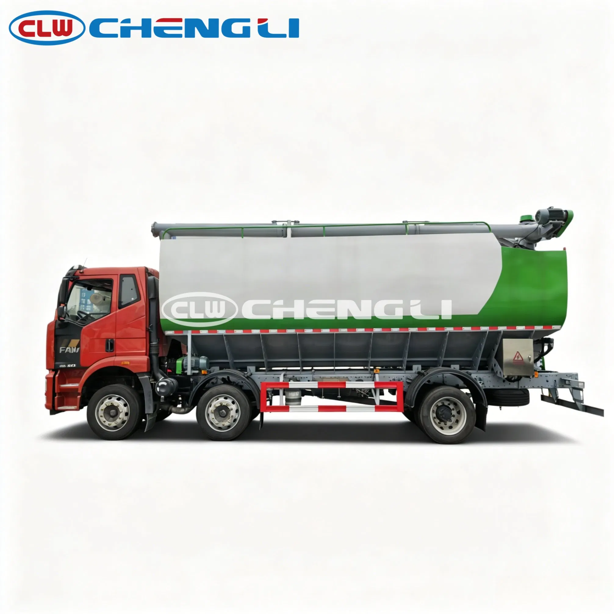Camión FAW 6×4 de 29 m³ para alimento a granel: imagen de referencia 3 del vehículo y su equipo