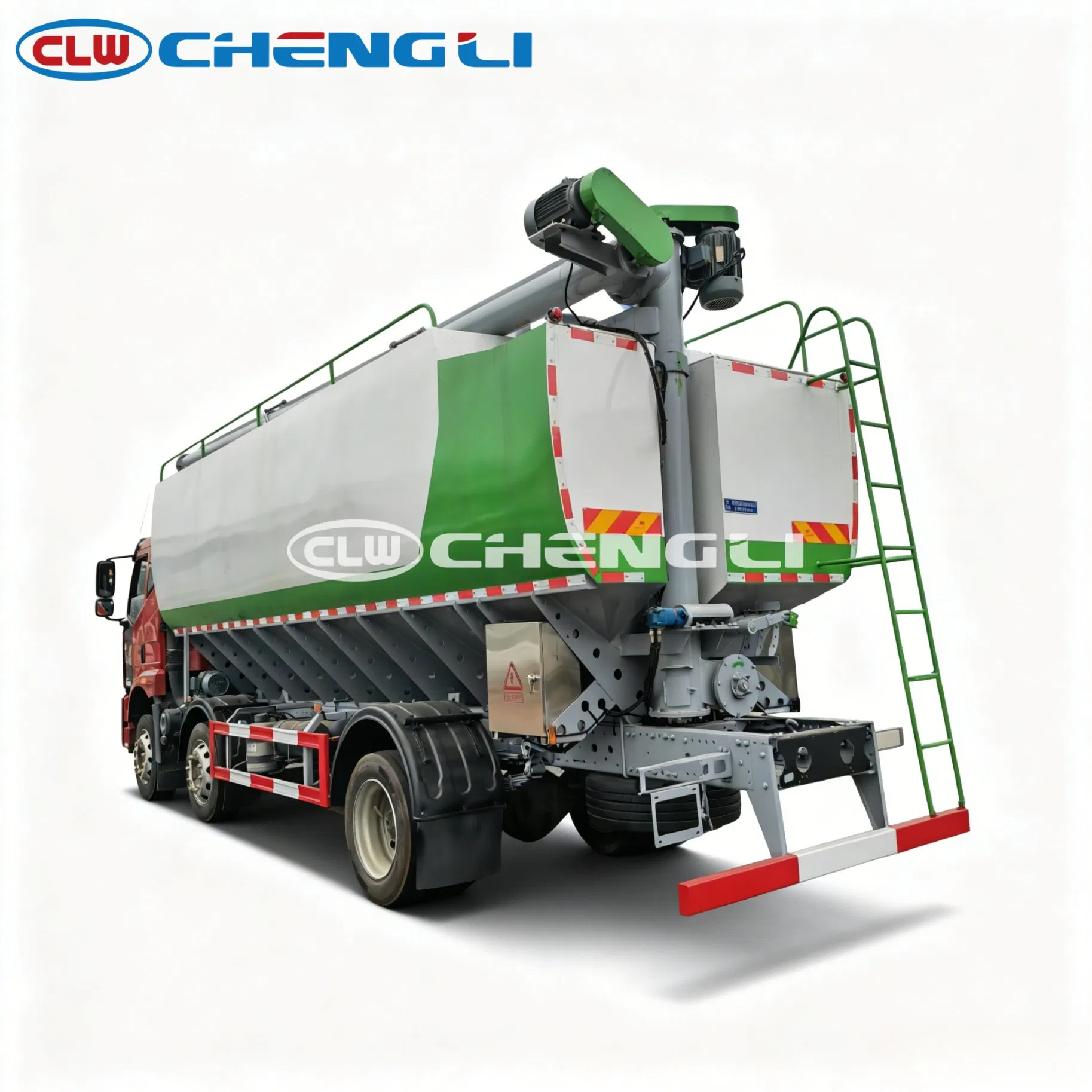 Camión FAW 6×4 de 29 m³ para alimento a granel: imagen de referencia 5 del vehículo y su equipo