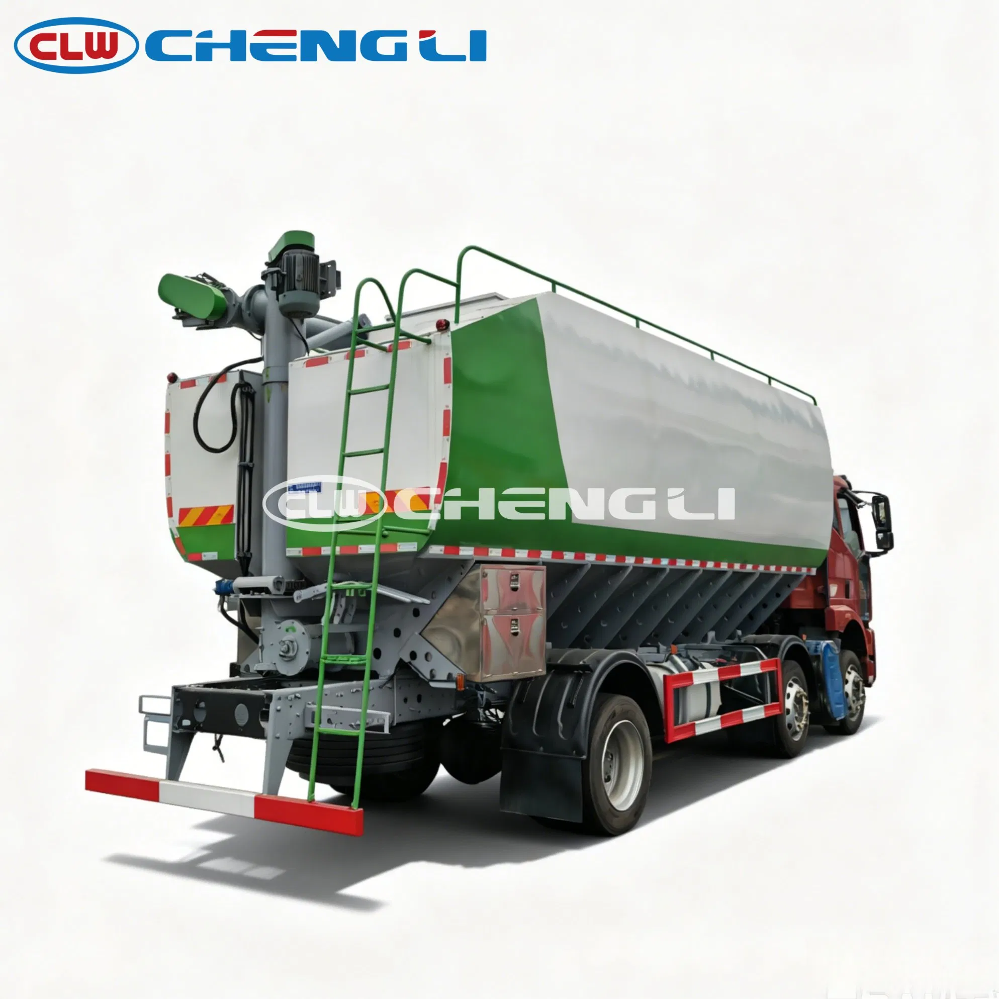 Camión FAW 6×4 de 29 m³ para alimento a granel: imagen de referencia 2 del vehículo y su equipo