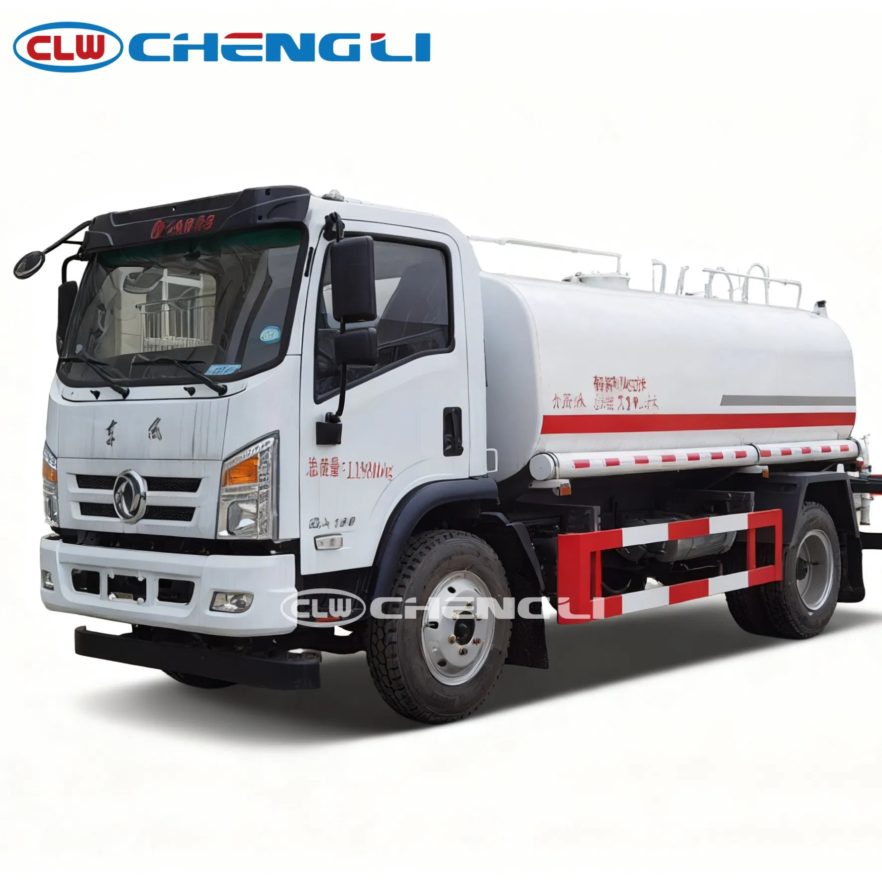 Camión cisterna de riego Dongfeng 4×2 de 9.000 galones: imagen de referencia 6 del vehículo y su equipo