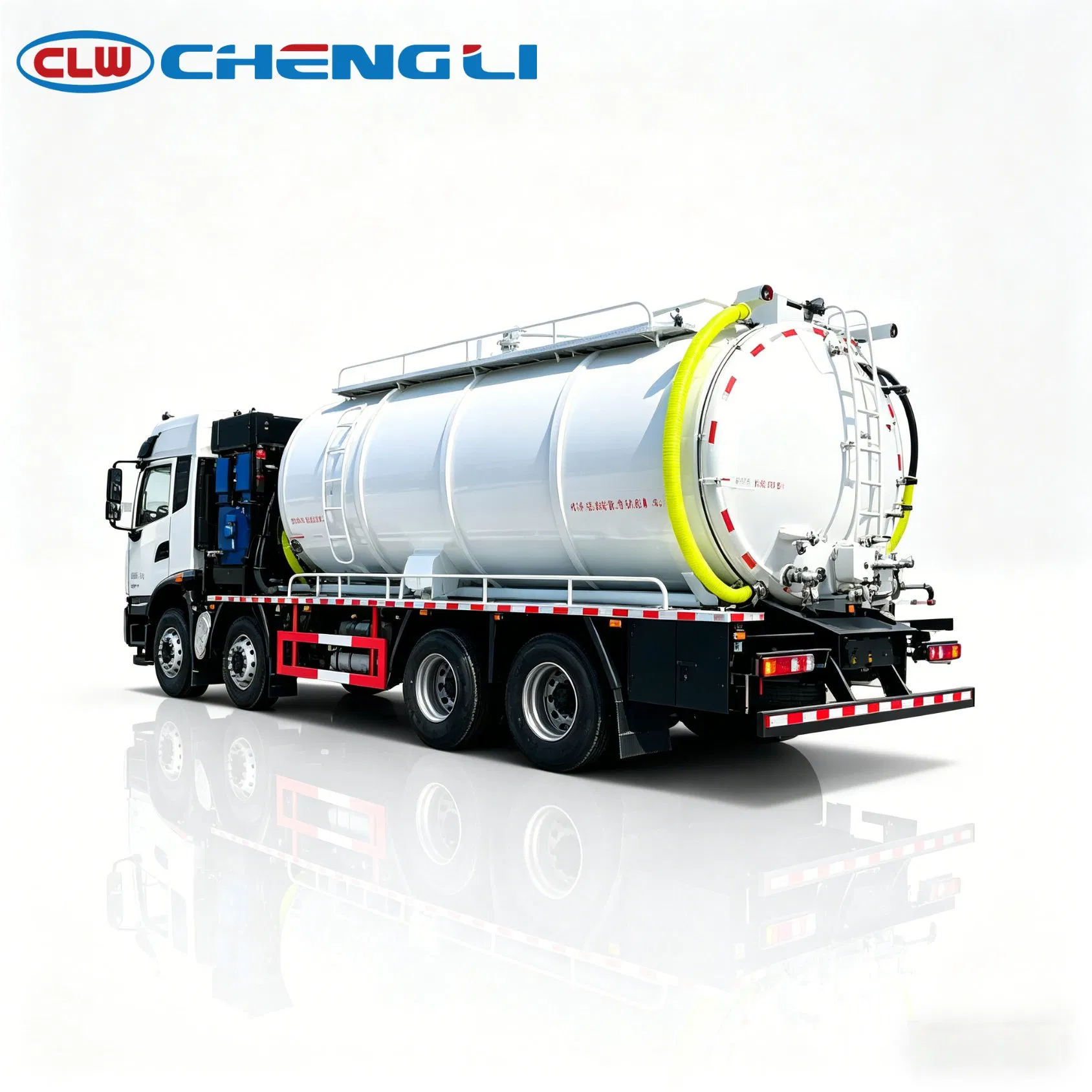 Camión combinado Dongfeng Kinland 8×4 de succión y alta presión: imagen de referencia 3 del vehículo y su equipo